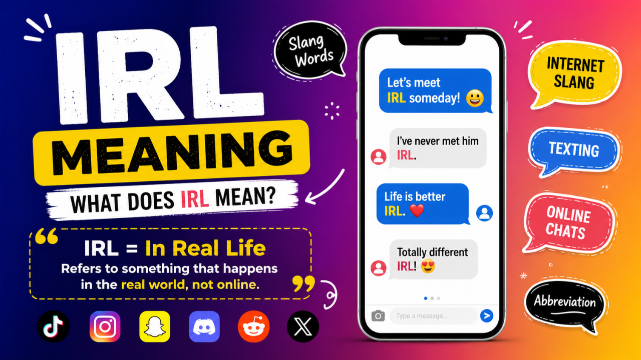 IRL Meaning: What It Stands For and How People Actually Use It