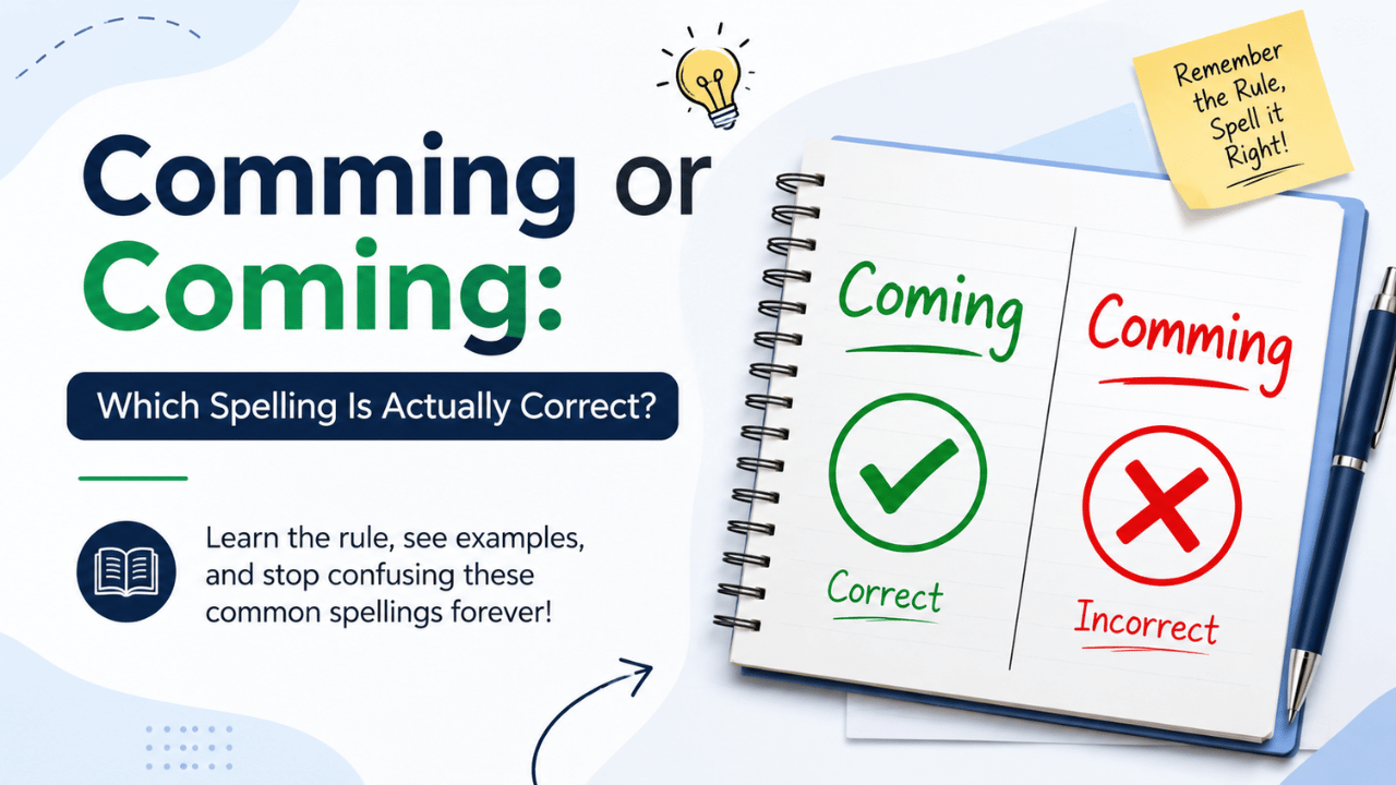 Comming or Coming: Which Spelling Is Actually Correct?