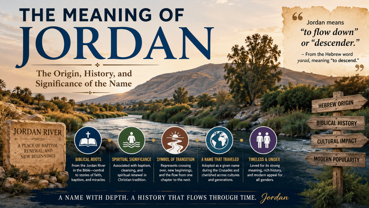 Meaning of Jordan: The Origin, History, and Significance of the Name