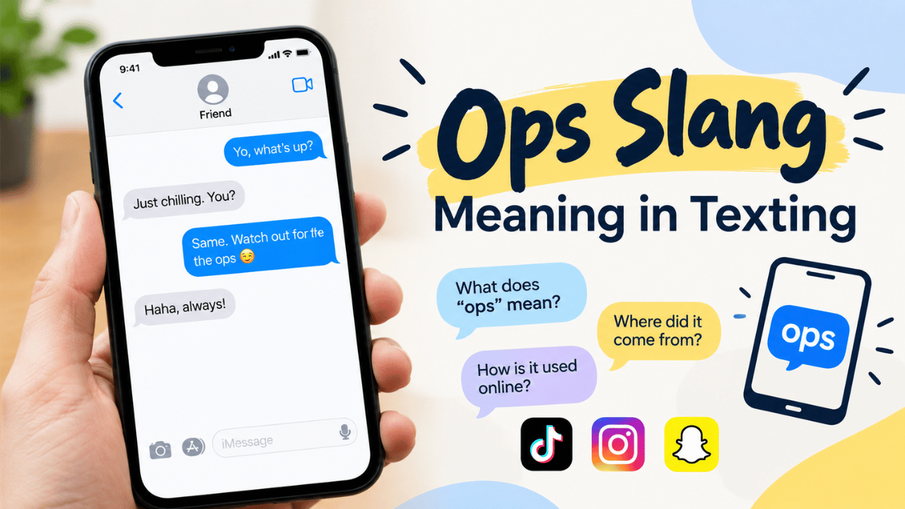 Ops Slang: What It Means, Where It Came From, and How It’s Used Today