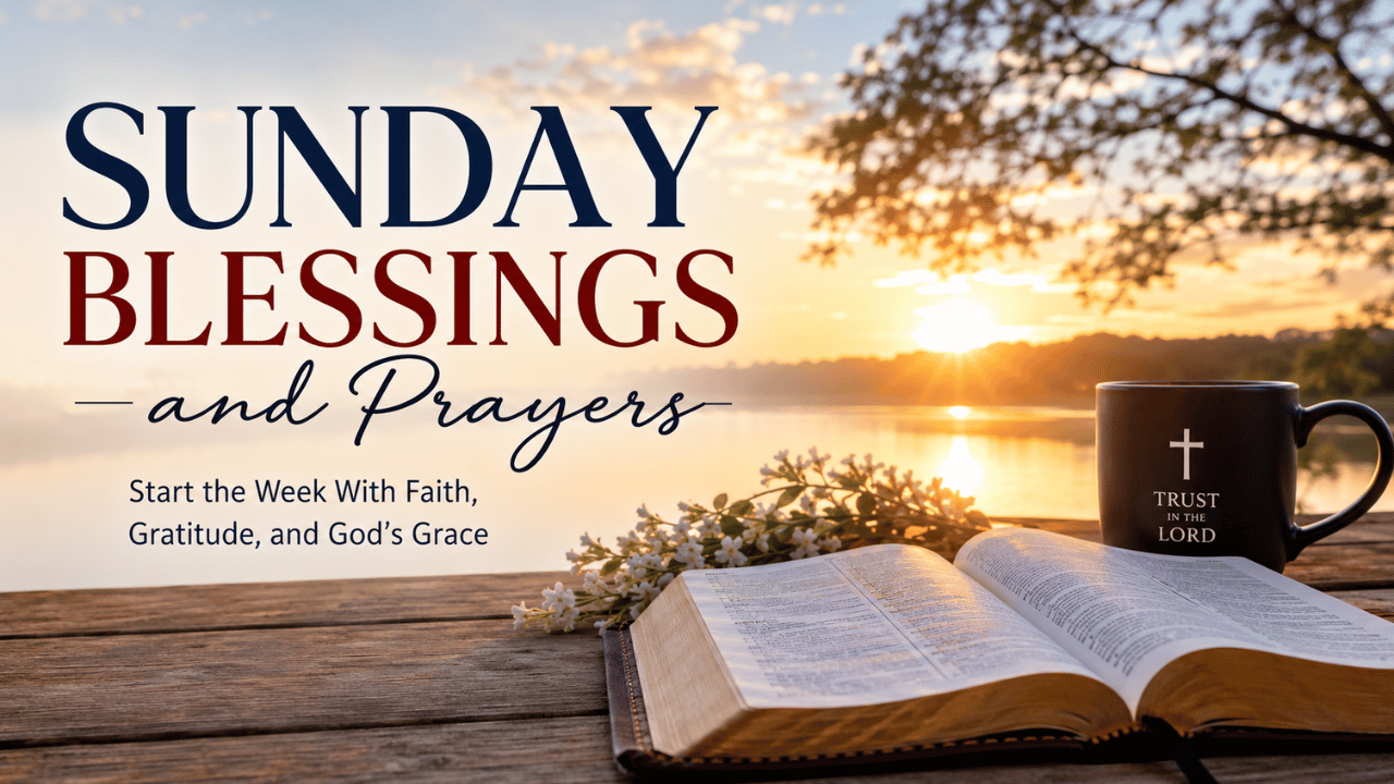 Sunday Blessings and Prayers to Start the Week With Faith 