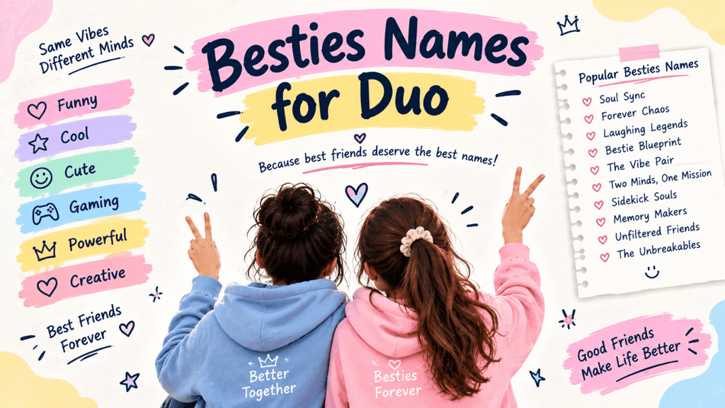 Besties Names for Duo