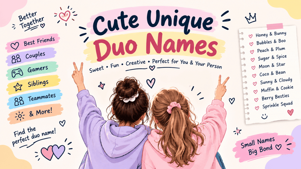 Cute Unique Duo Names