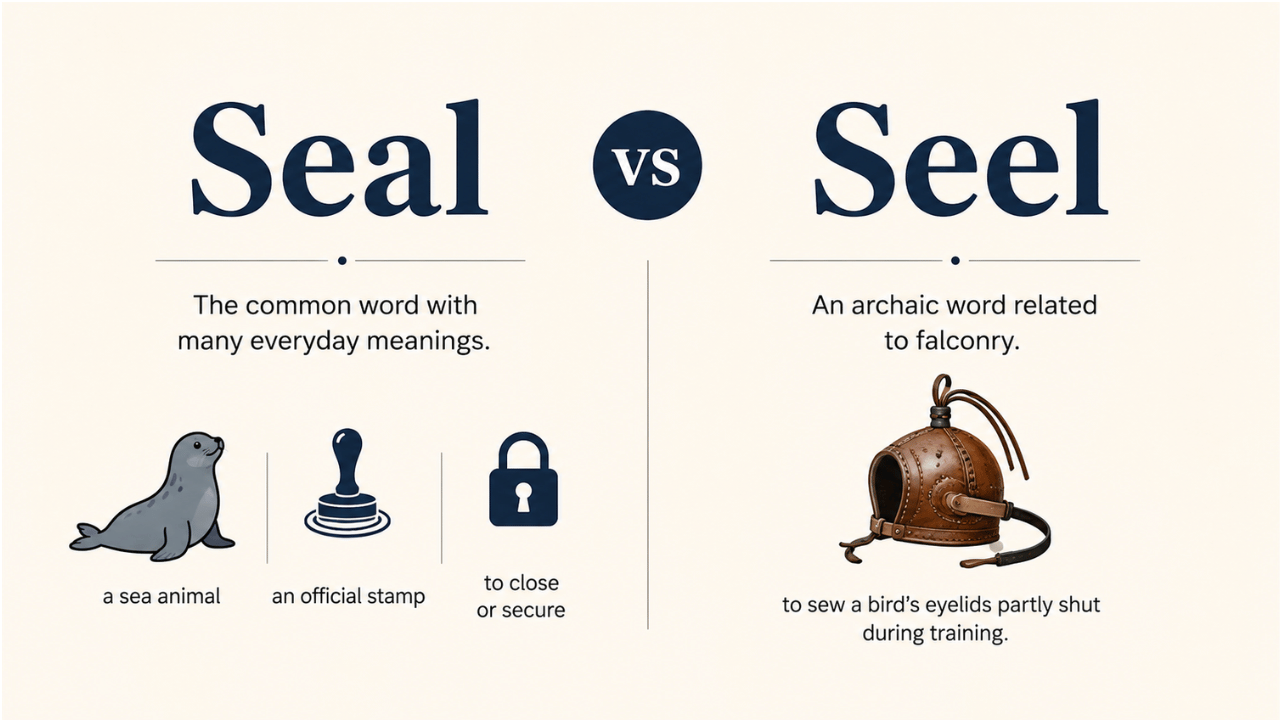 Seal vs Seel: Which Word Should You Actually Use?