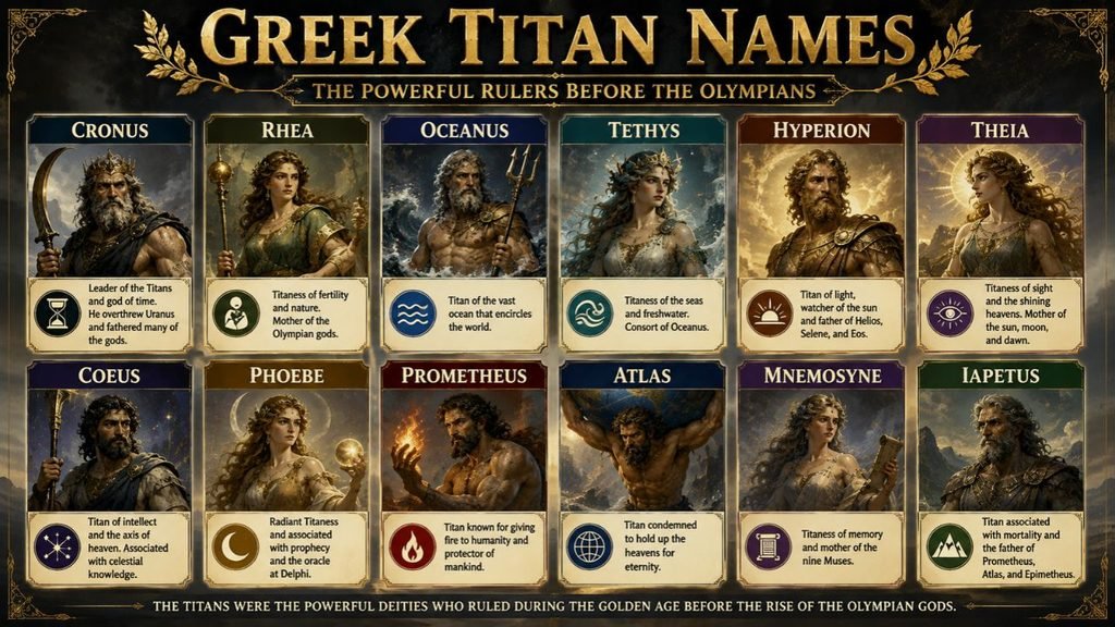 Greek Titan Names