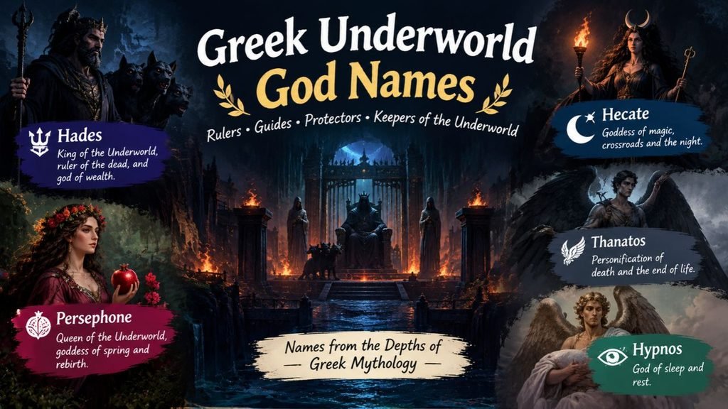 Greek Underworld God Names