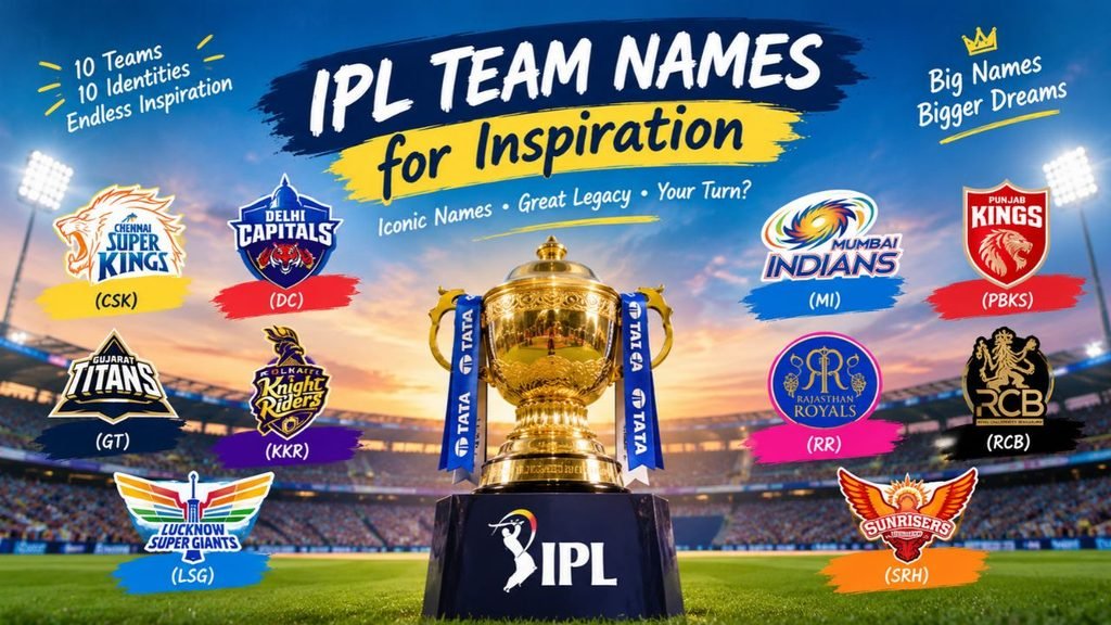 IPL Team Names for Inspiration