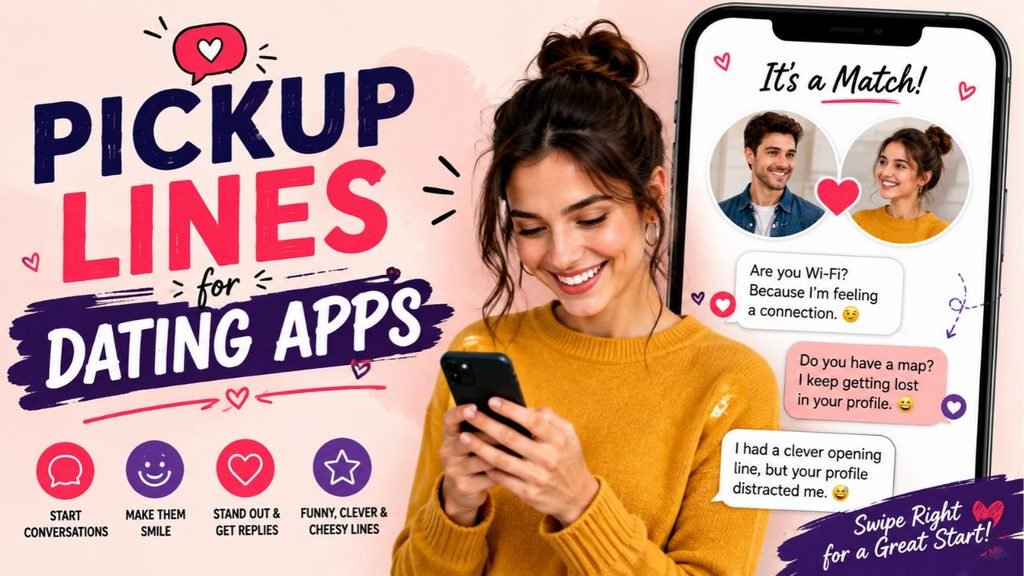 Pickup lines for Dating Apps