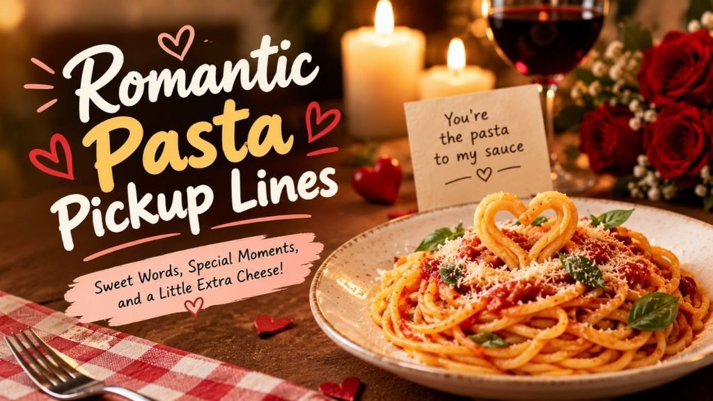 Romantic Pasta Pickup Lines