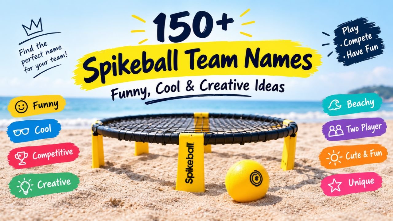 150+ Spikeball Team Names: Funny, Cool & Creative Ideas